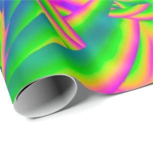 Dingleberries Psychedelic Fused Glass Geschenkpapier