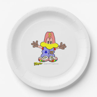 DingleDorf sur assiette en carton