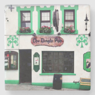 DinglePub, Dingle, Pubs, Iren, Untersetzer. Irland Steinuntersetzer