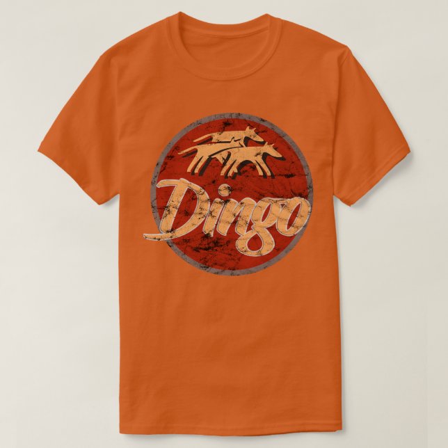 Dingo Dog Vintages Logo T-Shirt (Design vorne)