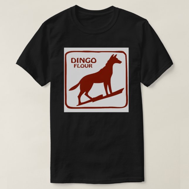 Dingo Flour Fremantle WA Poster.png T-Shirt (Design vorne)