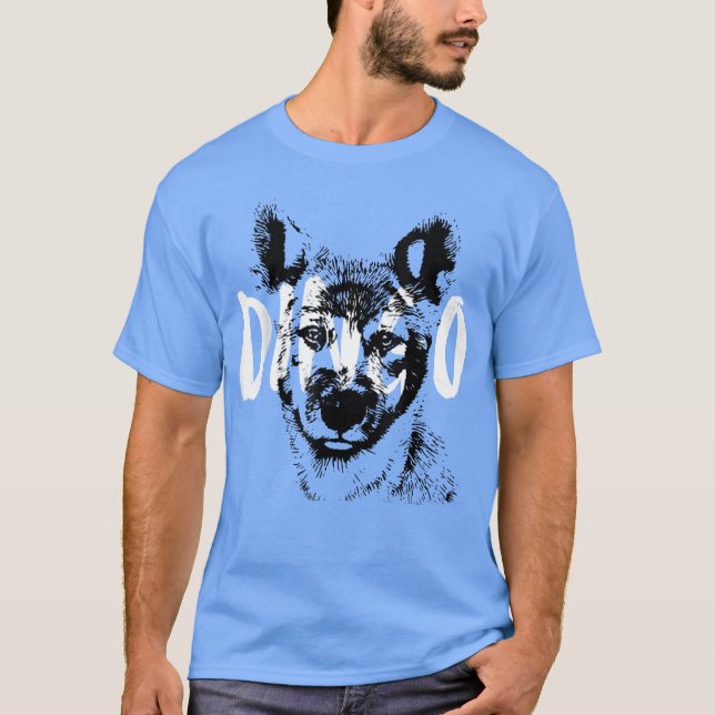 Dingo-Tierjunge T-Shirt (Vorderseite)