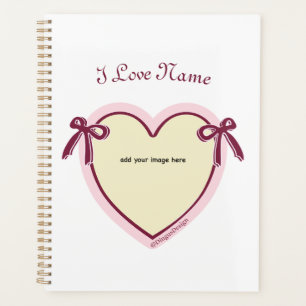 Dingus Bows & Heart Personalisiert Planer