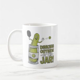 Dinieren außerhalb des Jar! 🥒 🏓 Pickleball Pickl Kaffeetasse