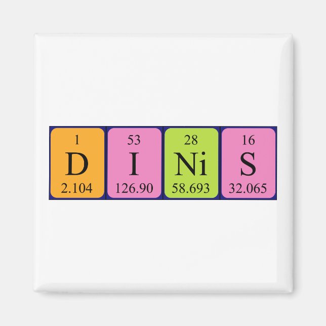 Dinis Periodenmagnet Magnet (Vorne)