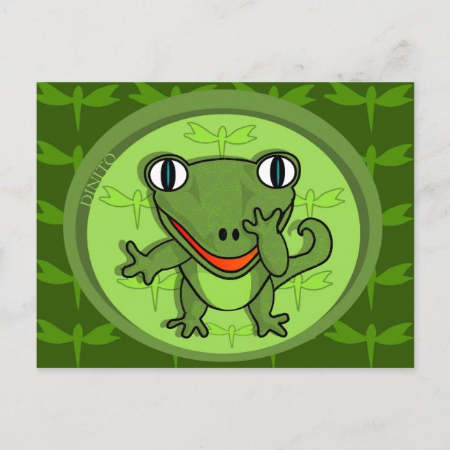 Dinito, le dinosaure super déformé ! Carte postale (Devant)