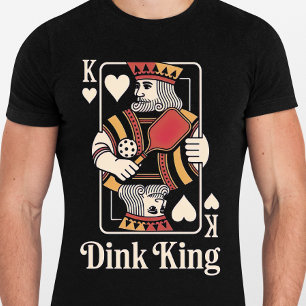 Dink King - Funny Pickleball Lovers Hemd T-Shirt
