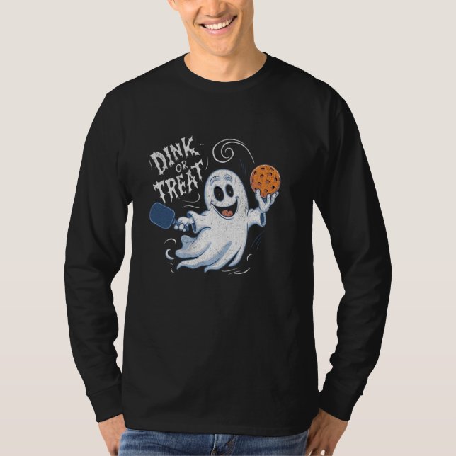 DINK ODER LECKEREI KOSTEN HALLOWEEN PICKLEBALL-LIE T-Shirt (Vorderseite)