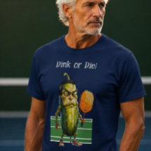 "Dink or Die" lustiges Pickleball-Shirt