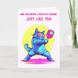 Dink wie eine Katze Feiertagskarte