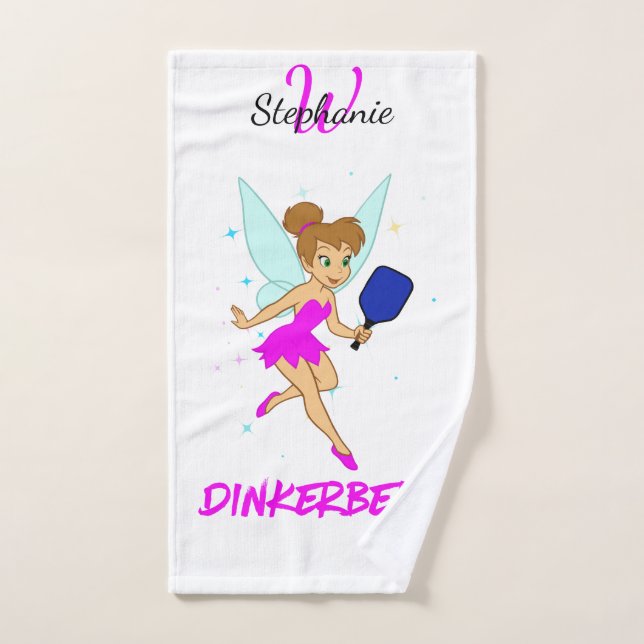 Dinkerbell - Funny Pickleball Sporttuch für sie Handtuch (Handtuch)