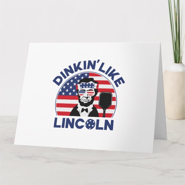 Dinkin Like Lincoln Karte (Vorderseite)