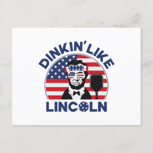 Dinkin Like Lincoln Postkarte