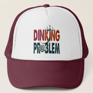 Dinking Problem Pickleball - Court-Side Humor Truckerkappe