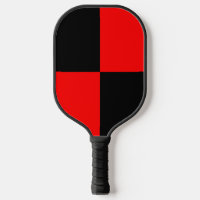 Dink'n Go Nuts Pickleball Rotes schwarzes Schachbr