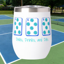 Dinks Drinks Dots Pickleball Mahjong Benutzerdefin