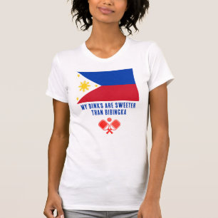 DINKS SÜßER ALS BIBINGKA Philippinen Pickleball T-Shirt