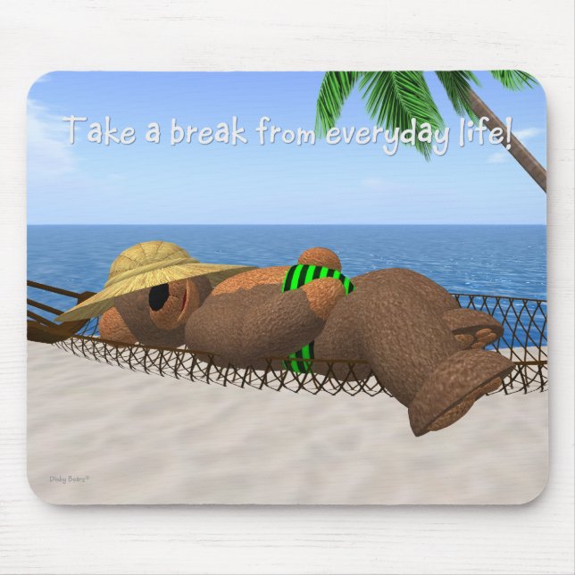 Dinky Bär: Sommer-Gefühle Mousepad (Vorne)