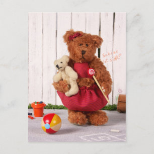 Dinky Bars: Kleines Mädchen Postkarte