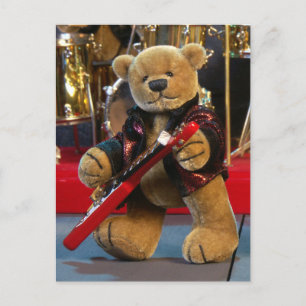 Dinky Bears Gitarrist Postkarte