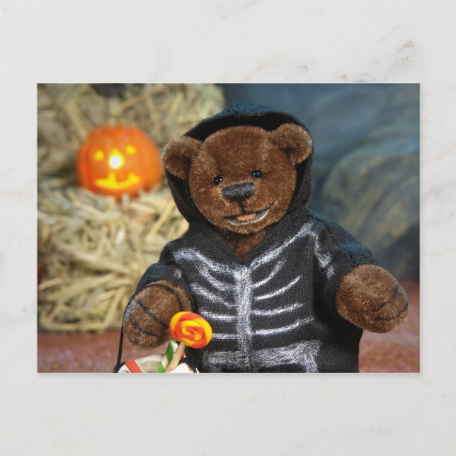 Dinky Bears Little Skeleton Postkarte (Vorderseite)