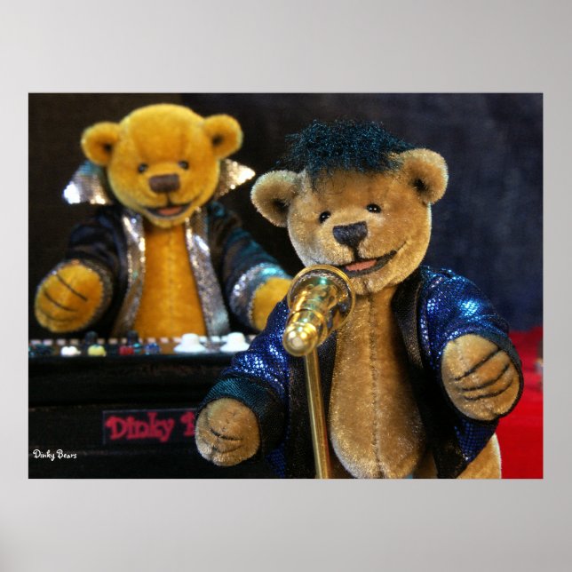 Dinky Bears Singer Poster (Vorne)
