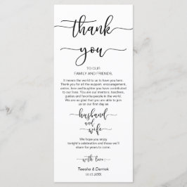 Dinner Place Setting Vielen Dank, Black Script Car Programm