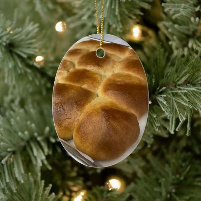 Dinner Rolls Keramik Ornament (Baum)