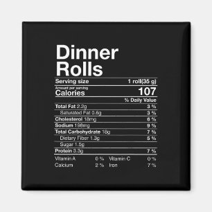Dinner Rolls Nutrition Fakten Erntedank Geschenke Magnet