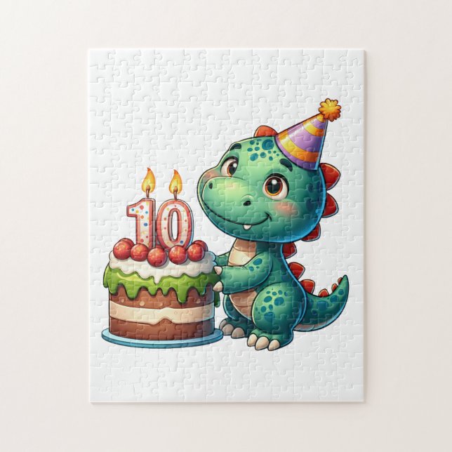 Dino 10. Geburtstag (Vertikal)