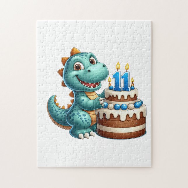 Dino 11. Geburtstag (Vertikal)