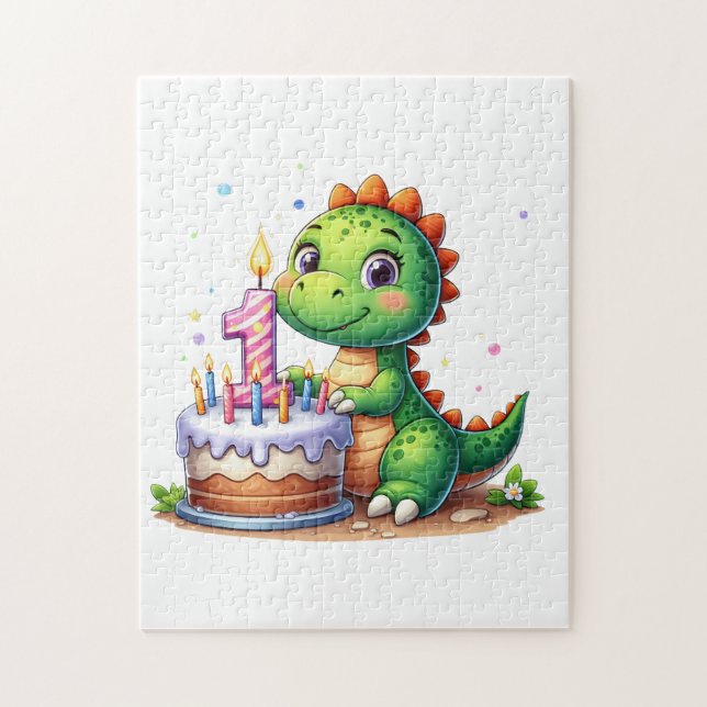 Dino 1. Geburtstag (Vertikal)