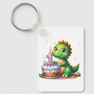 Dino 1. Geburtstag Schlüsselanhänger