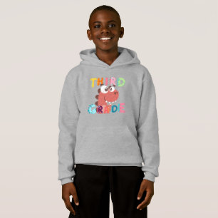 Dino 3. GRADE Schülerschule für Squad Hoodie