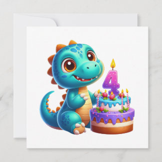 Dino 4. Geburtstag