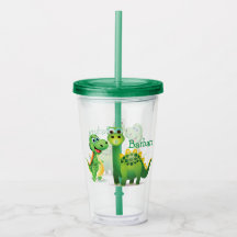 Dino-Acryltumbler personalisieren