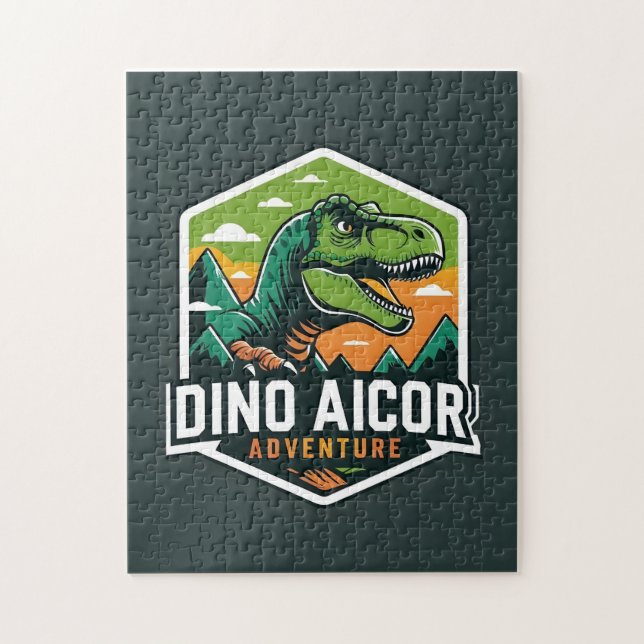 Dino Adventure Challenge Puzzle (Vertikal)