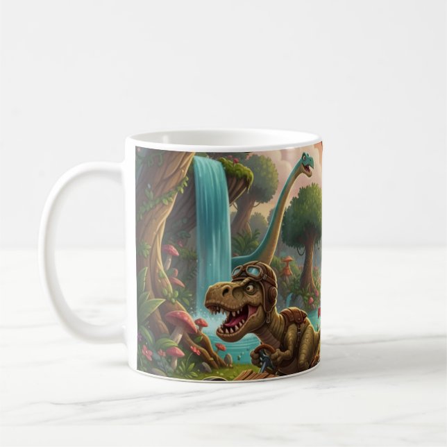 Dino Adventure Race Kaffeetasse (Links)