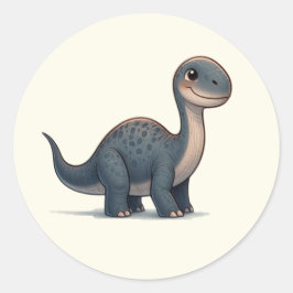 Dino Apatosaurus - Kammli Friends Collection Runder Aufkleber