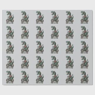 Dino auf Achse Geschenkpapier