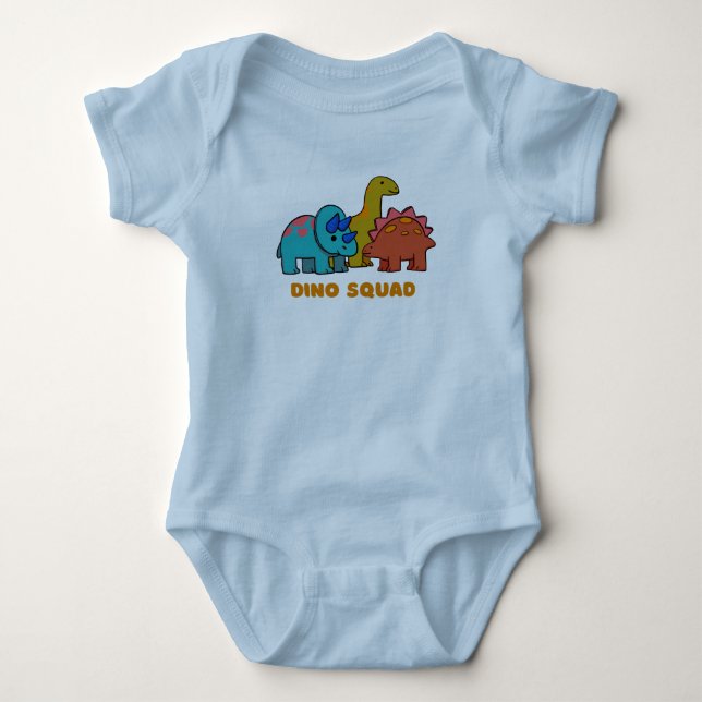 Dino Baby Bodysuit Strampler (Vorderseite)