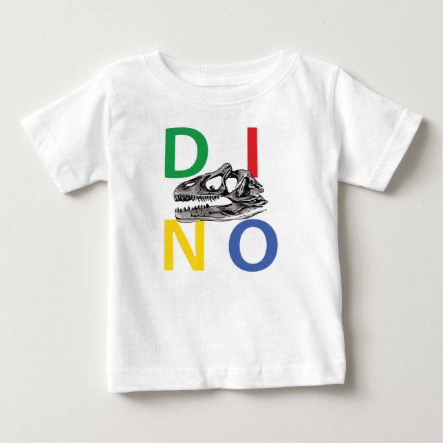 DINO - Baby Fine Jersey T - Shirt (Vorderseite)