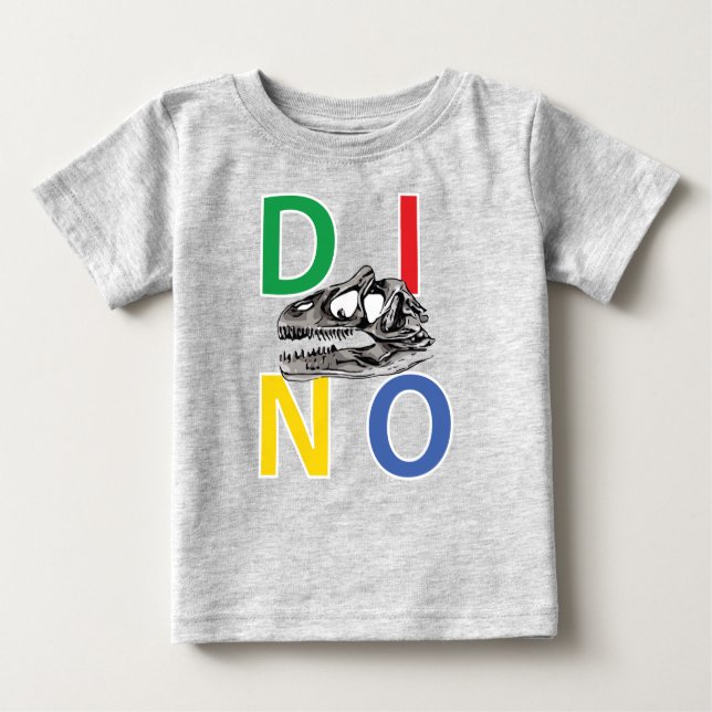 DINO - Baby Fine Jersey T - Shirt (Vorderseite)