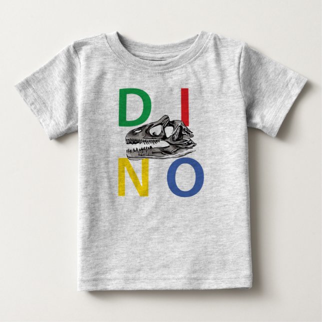 DINO - Baby Fine Jersey T - Shirt (Vorderseite)