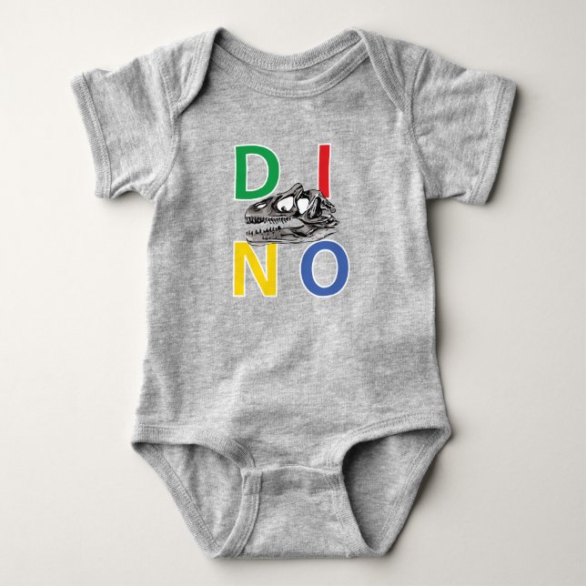 DINO - Baby Jersey Bodysuit Baby Strampler (Vorderseite)