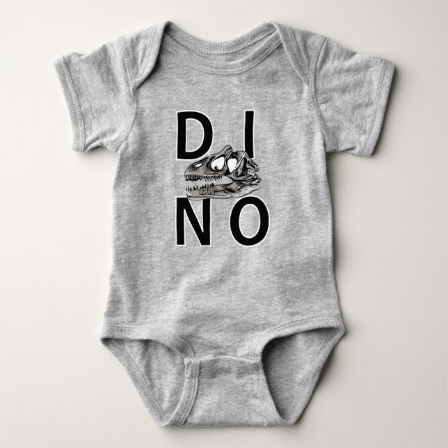 DINO - Baby Jersey Bodysuit Strampler (Vorderseite)