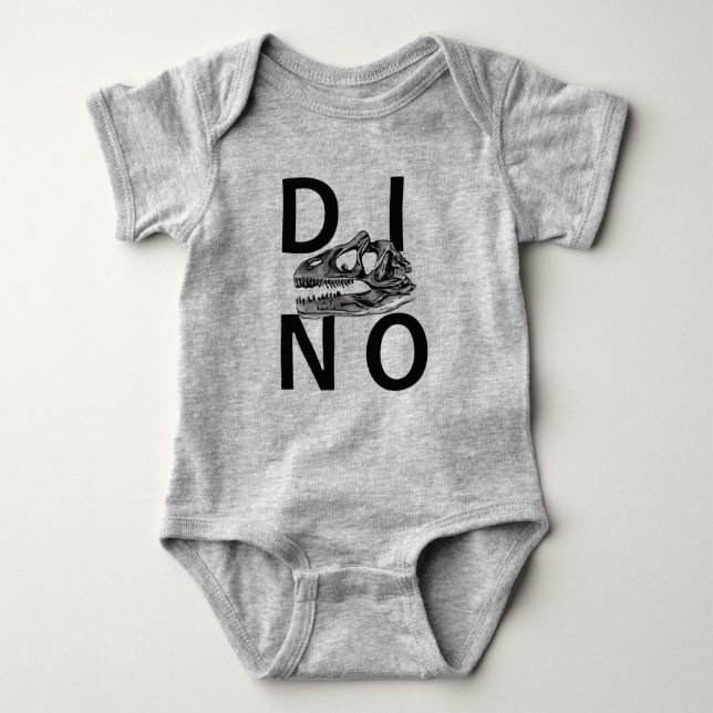 DINO - Baby Jersey Bodysuit Strampler (Vorderseite)
