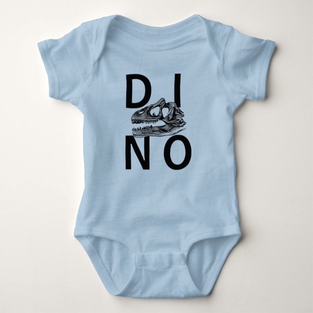 DINO - Baby Jersey Bodysuit Strampler (Vorderseite)