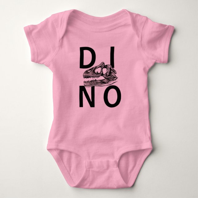 DINO - Baby Jersey Bodysuit Strampler (Vorderseite)