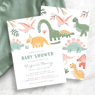 Dino-Baby-Party-Einladung Einladung